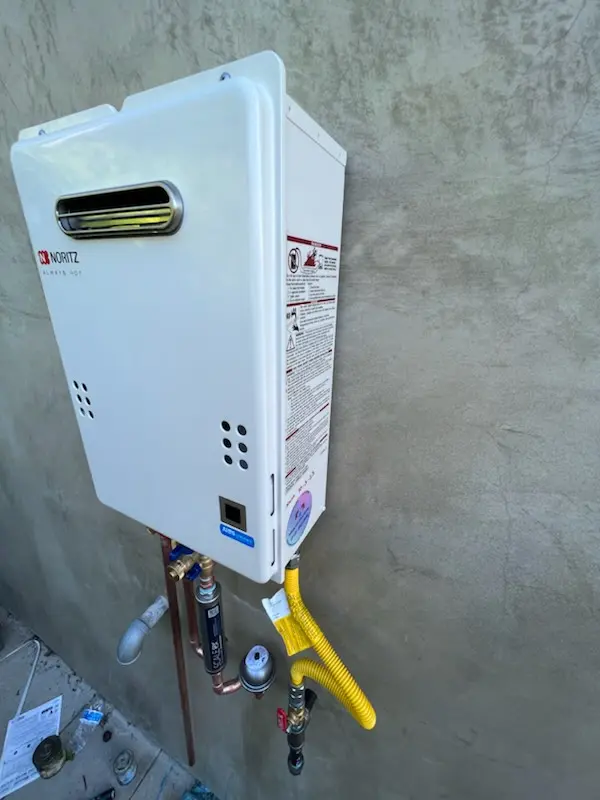 Tankless water heater installation for Hampton Park homes